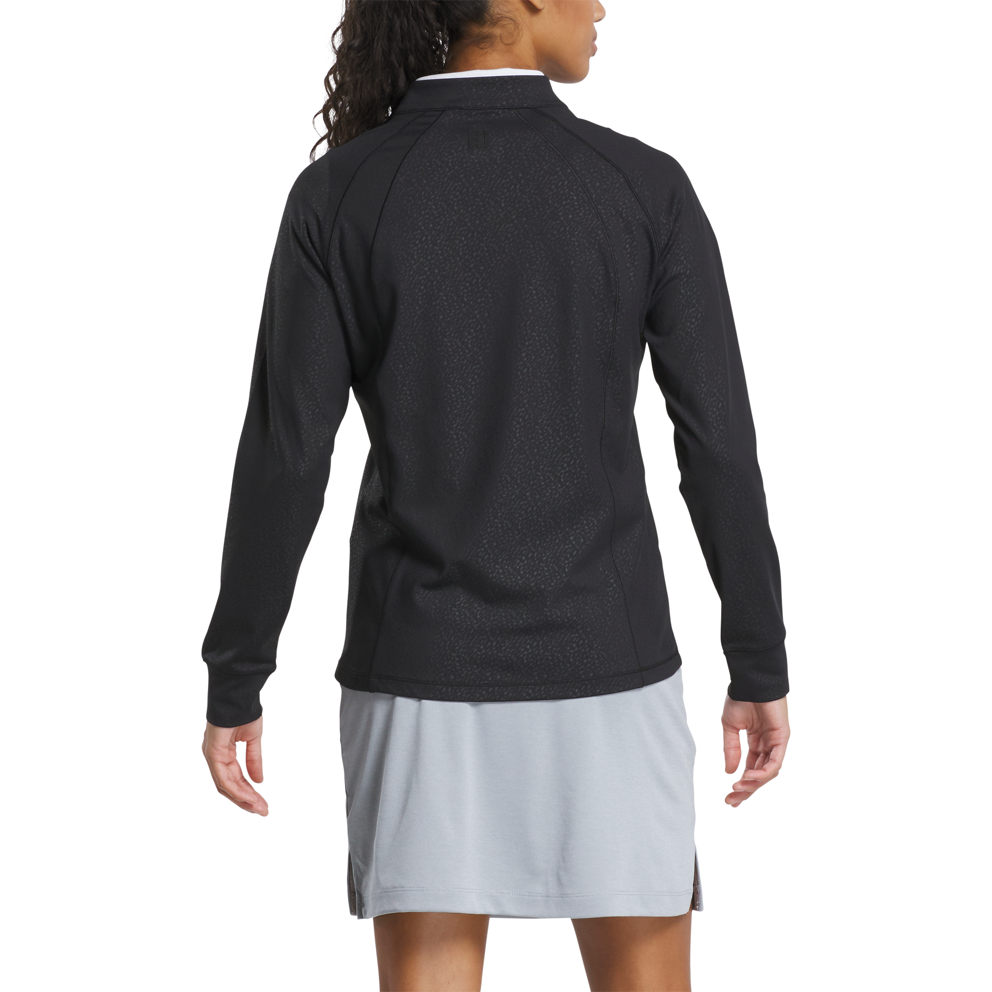 Embossed Quarter Zip