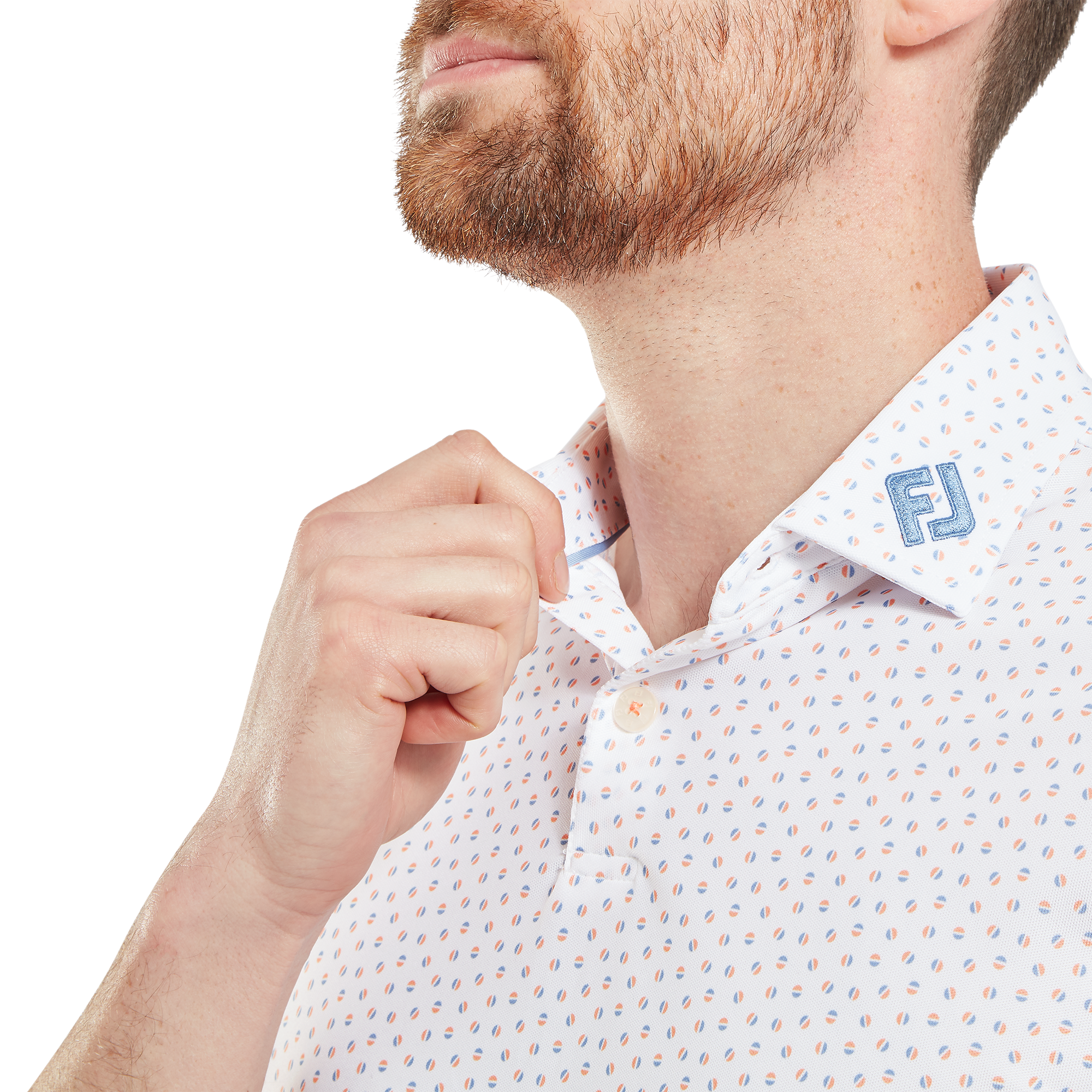 Bounce Print Stretch Pique