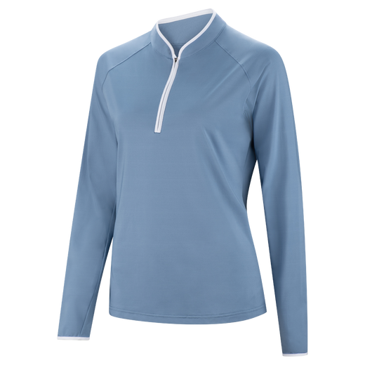 Quarter-Zip Long Sleeve Sun Protection Shirt