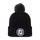 Pom Pom Solid Knit Beanie