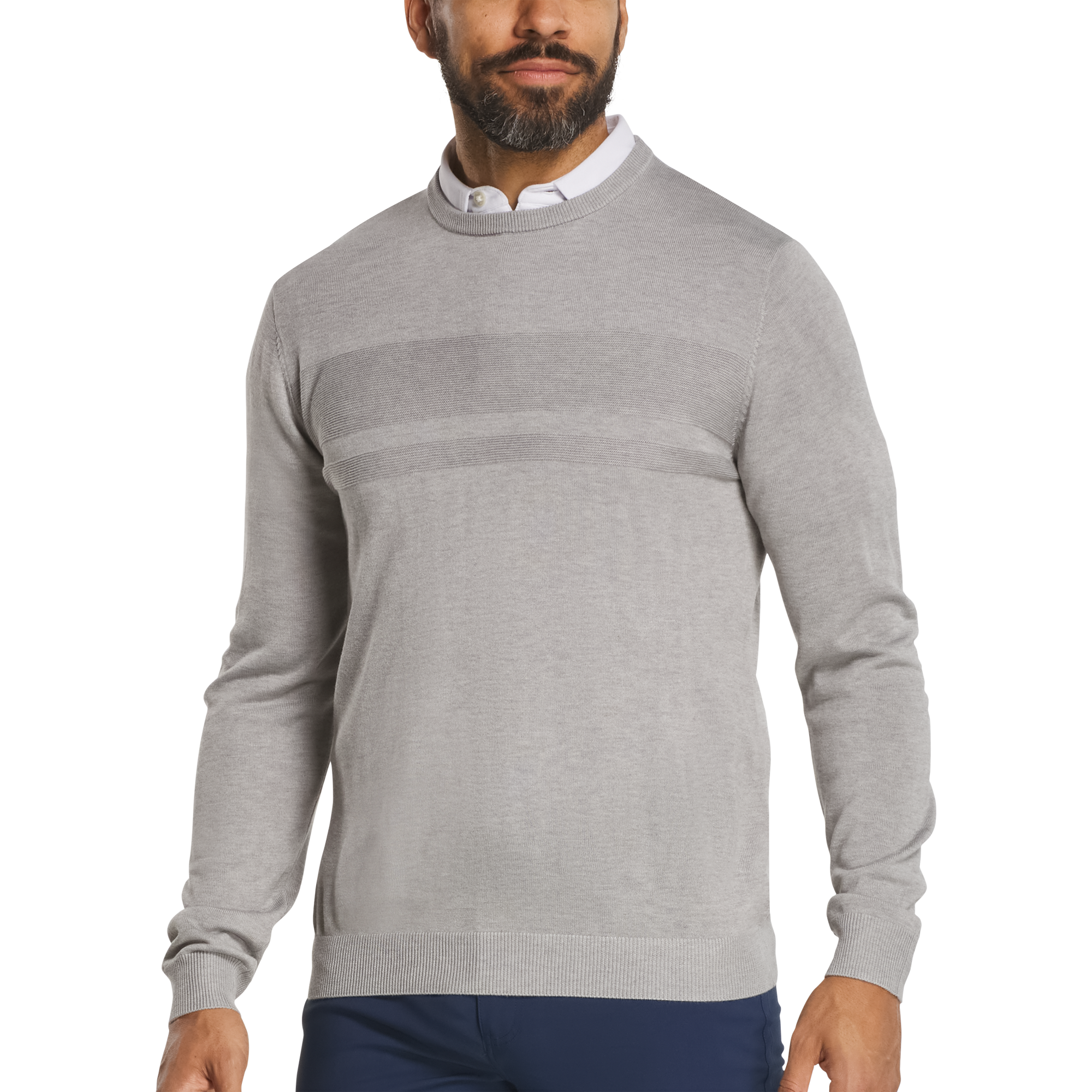 Tonal Block Crewneck