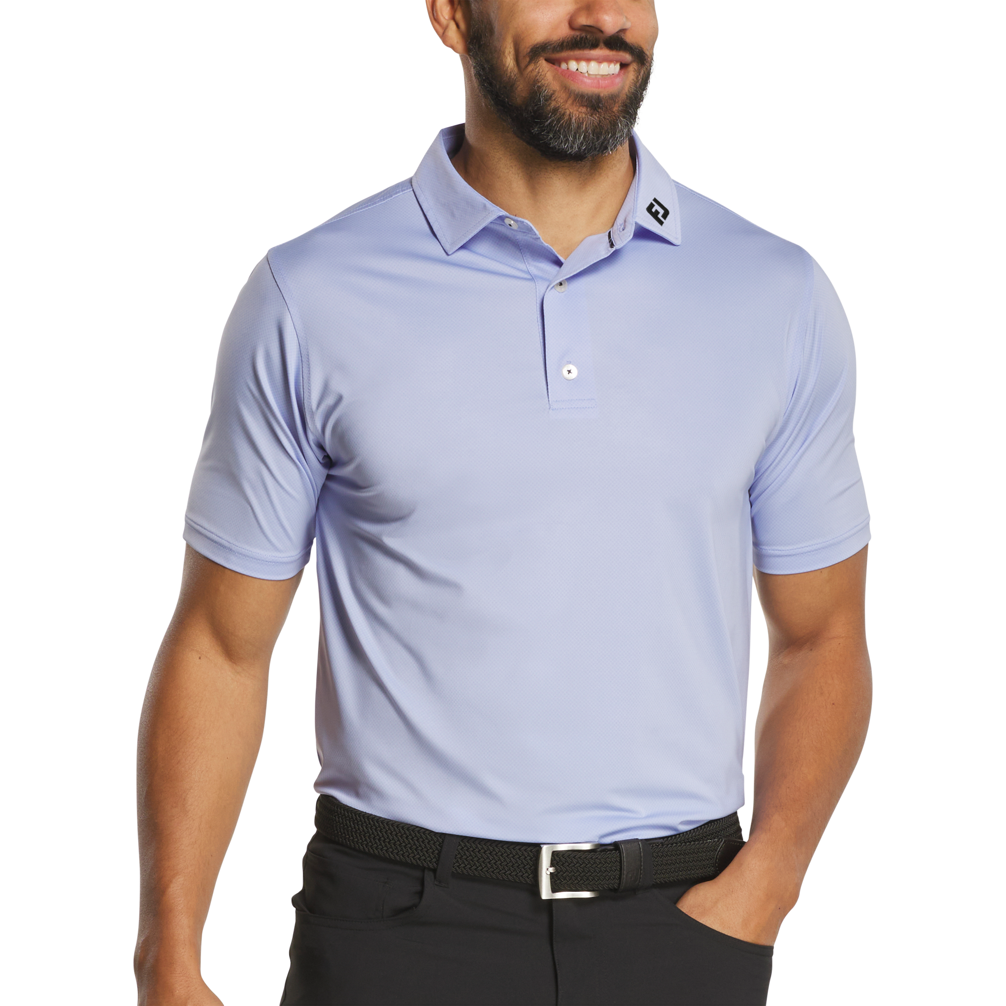 Tonal Dot Print Lisle