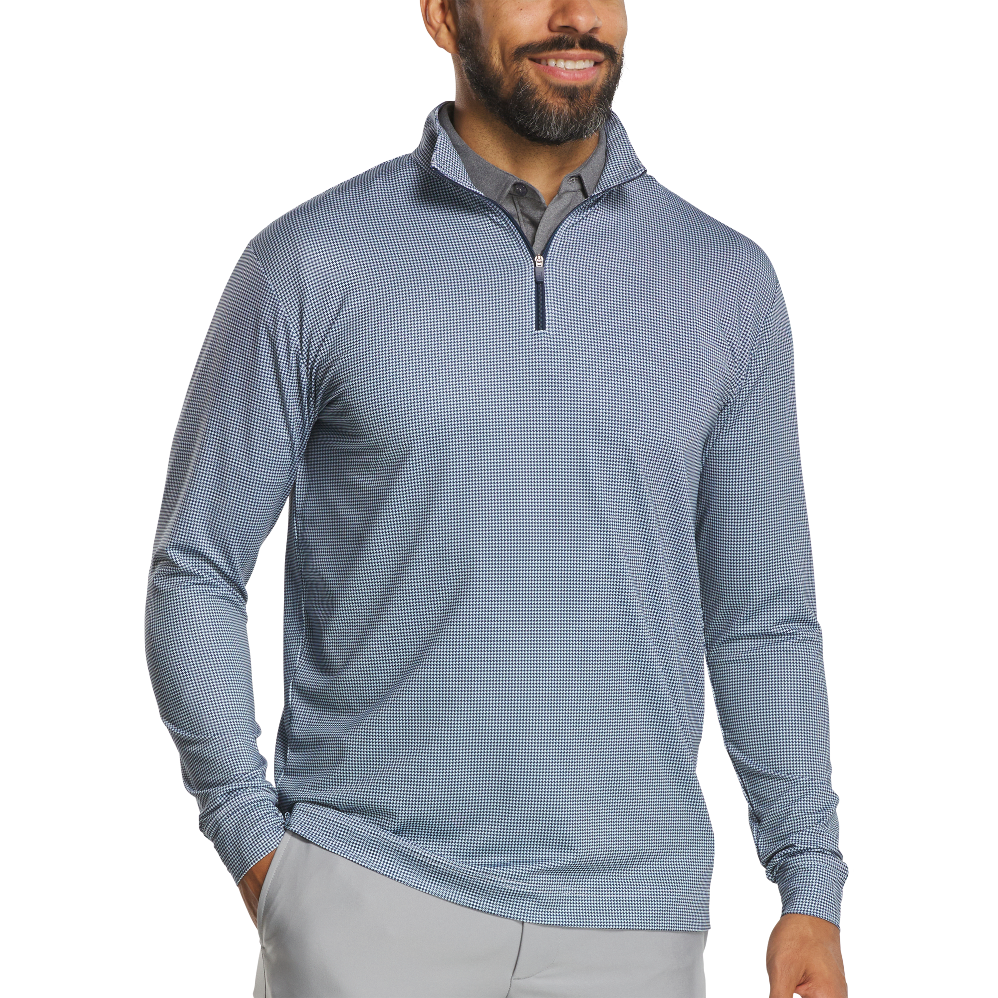 Houndstooth Geo Midlayer