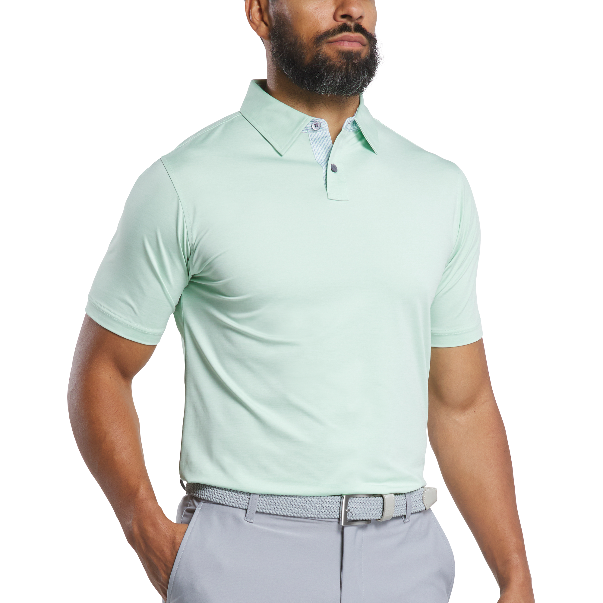 Heather Lisle With Lattice Print Trim