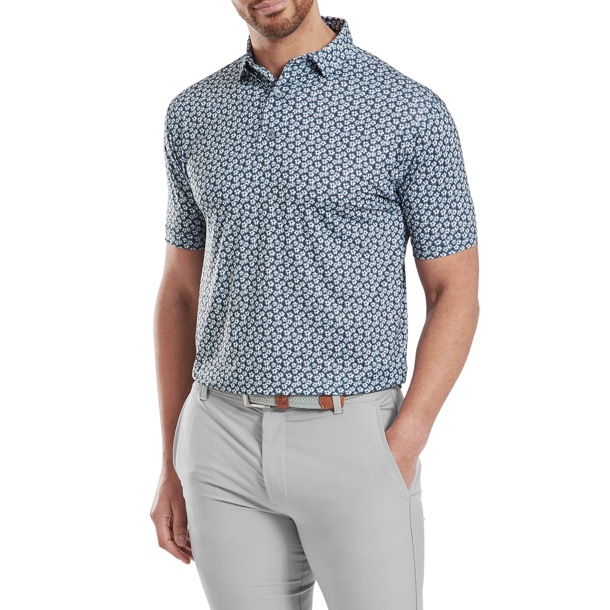 Floral Sketch Print Lisle