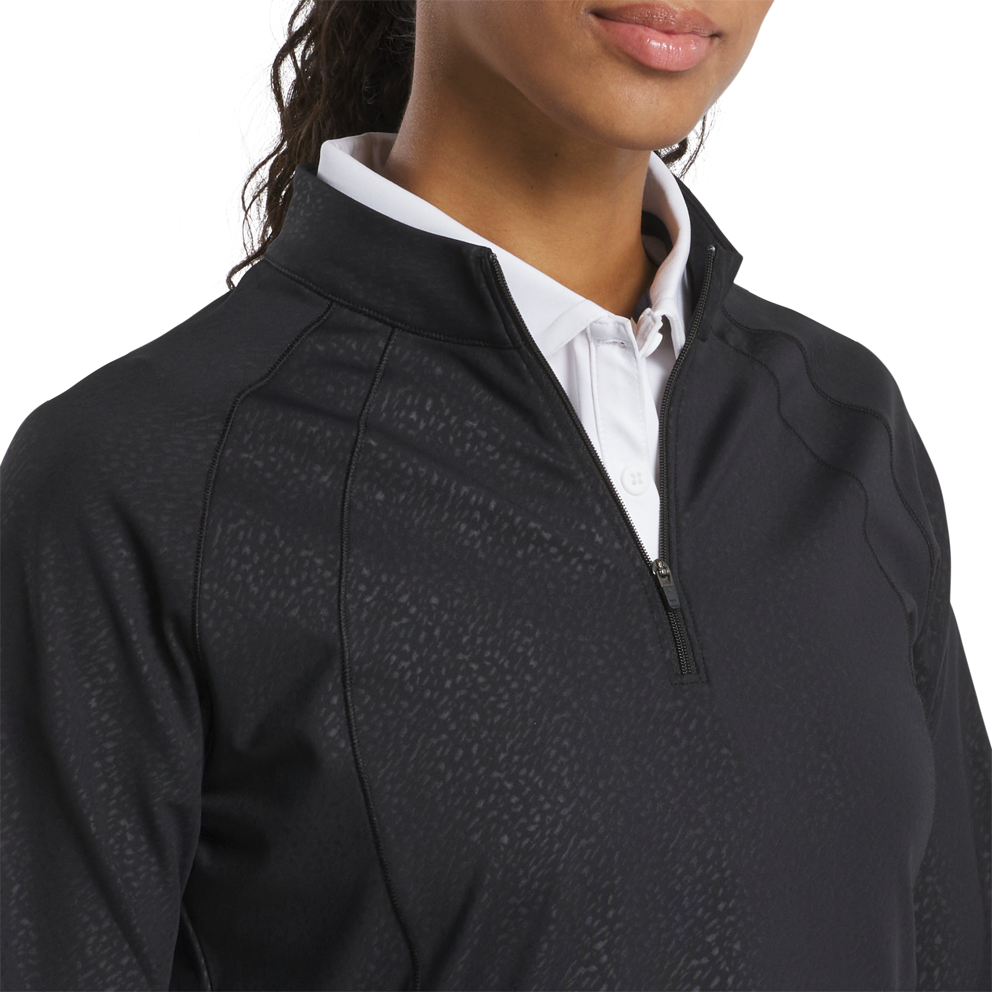 Embossed Quarter Zip