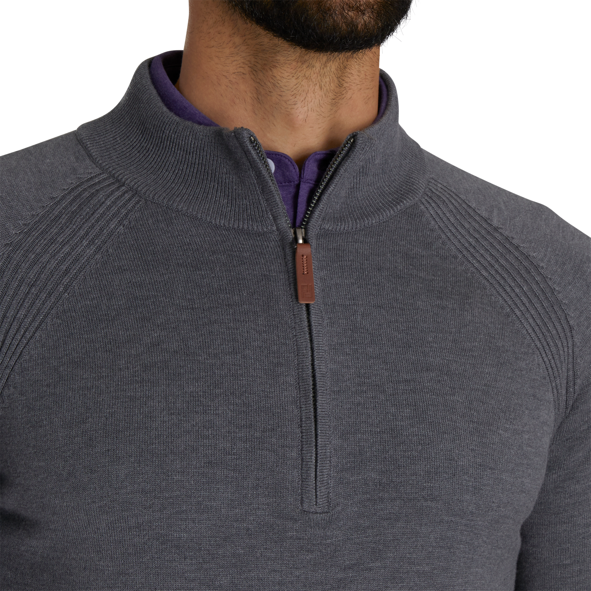 Wool Blend Half Zip