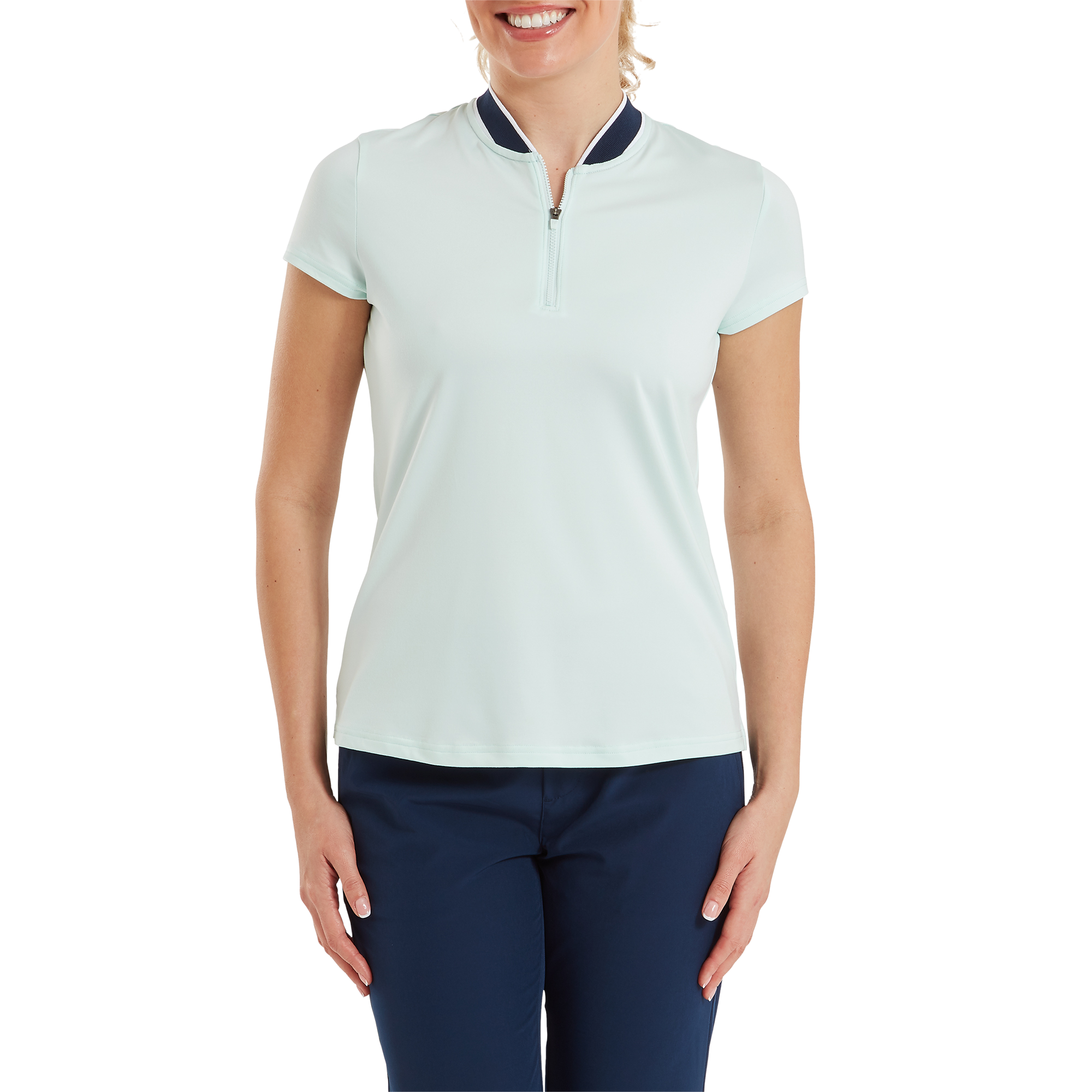 Blade Collar Zip Polo