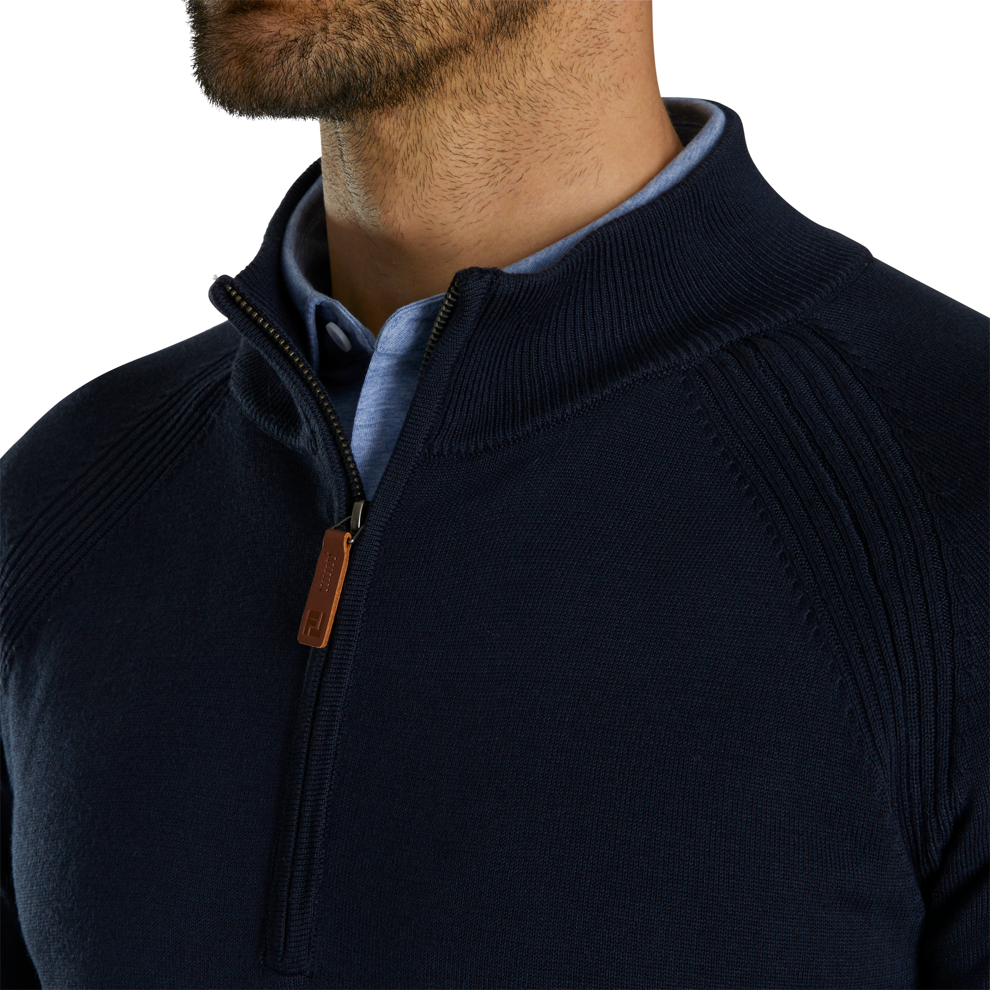 Wool Blend Half Zip