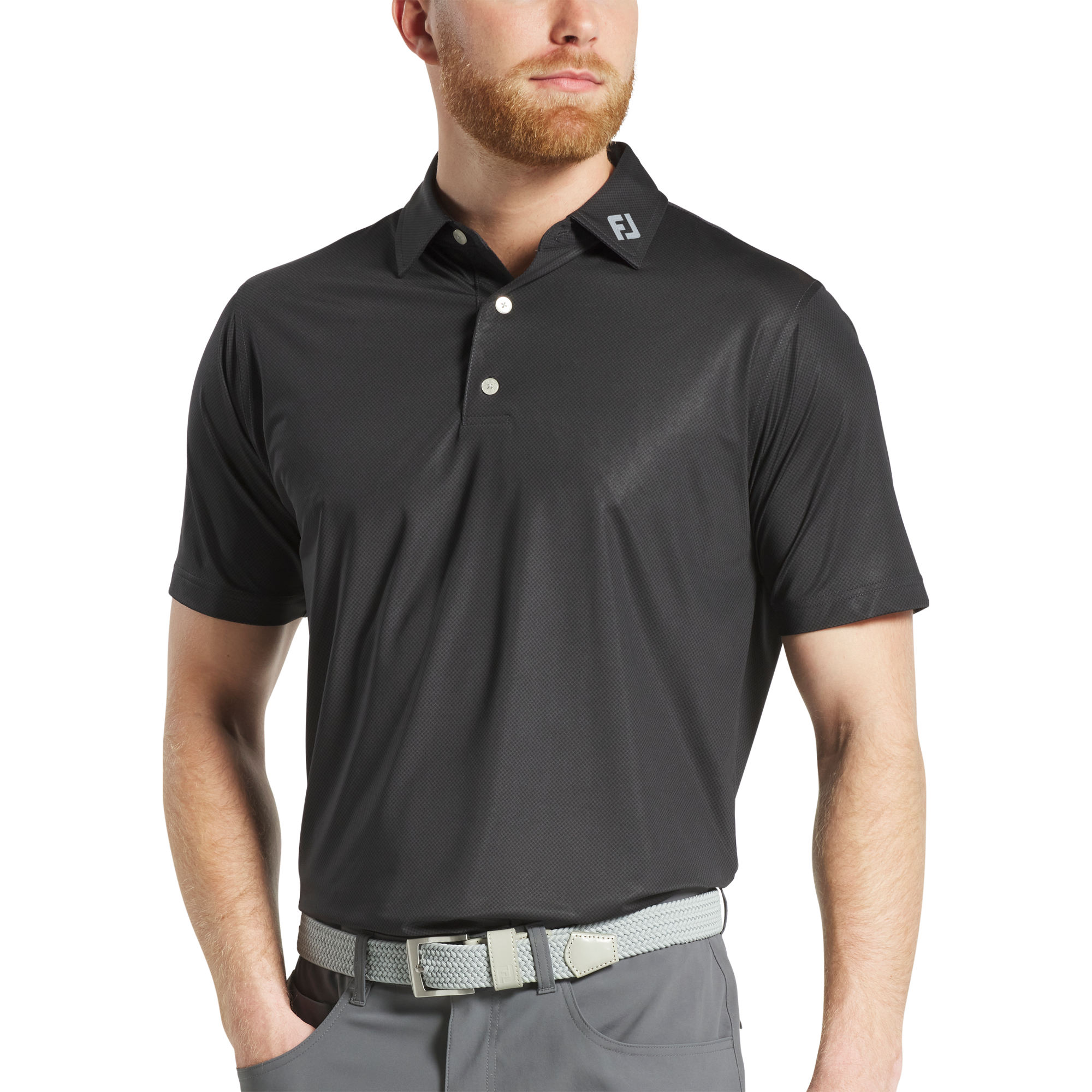 Tonal Dot Print Lisle