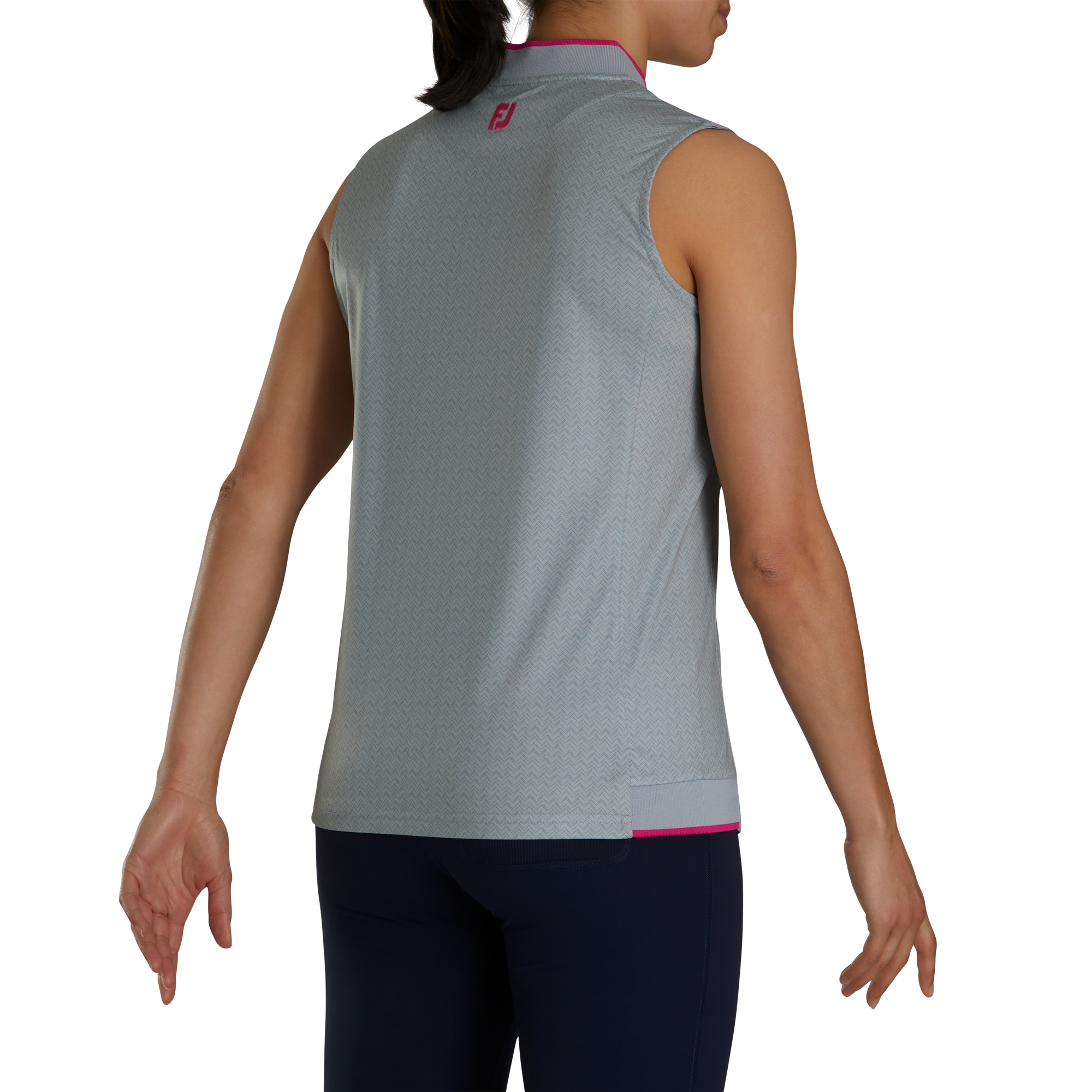 Quarter-Zip Sleeveless Shirt