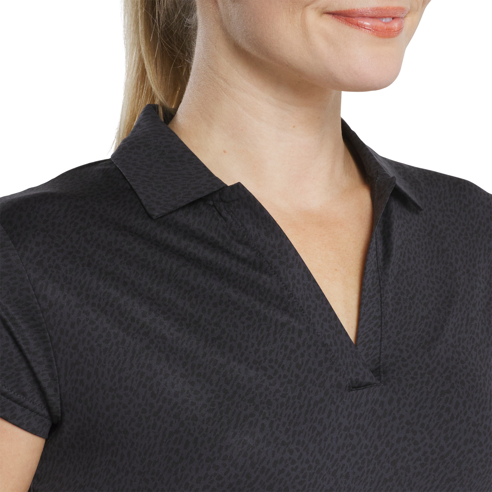 Cap Sleeve Print Shirt